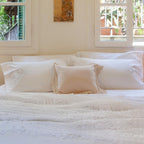 Σετ Μαξιλαροθήκες Αιγαίον με Κέντημα 50X70 Gardenia